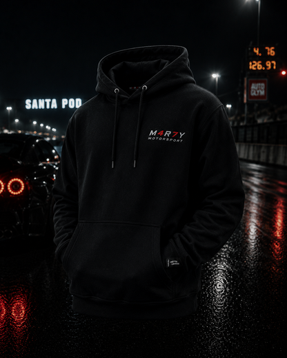 M4R7Y Essential Hoodie – Black