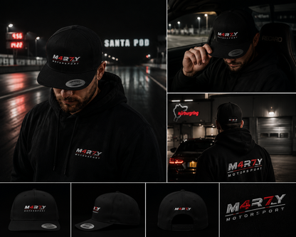 M4R7Y Snapback Cap – Black