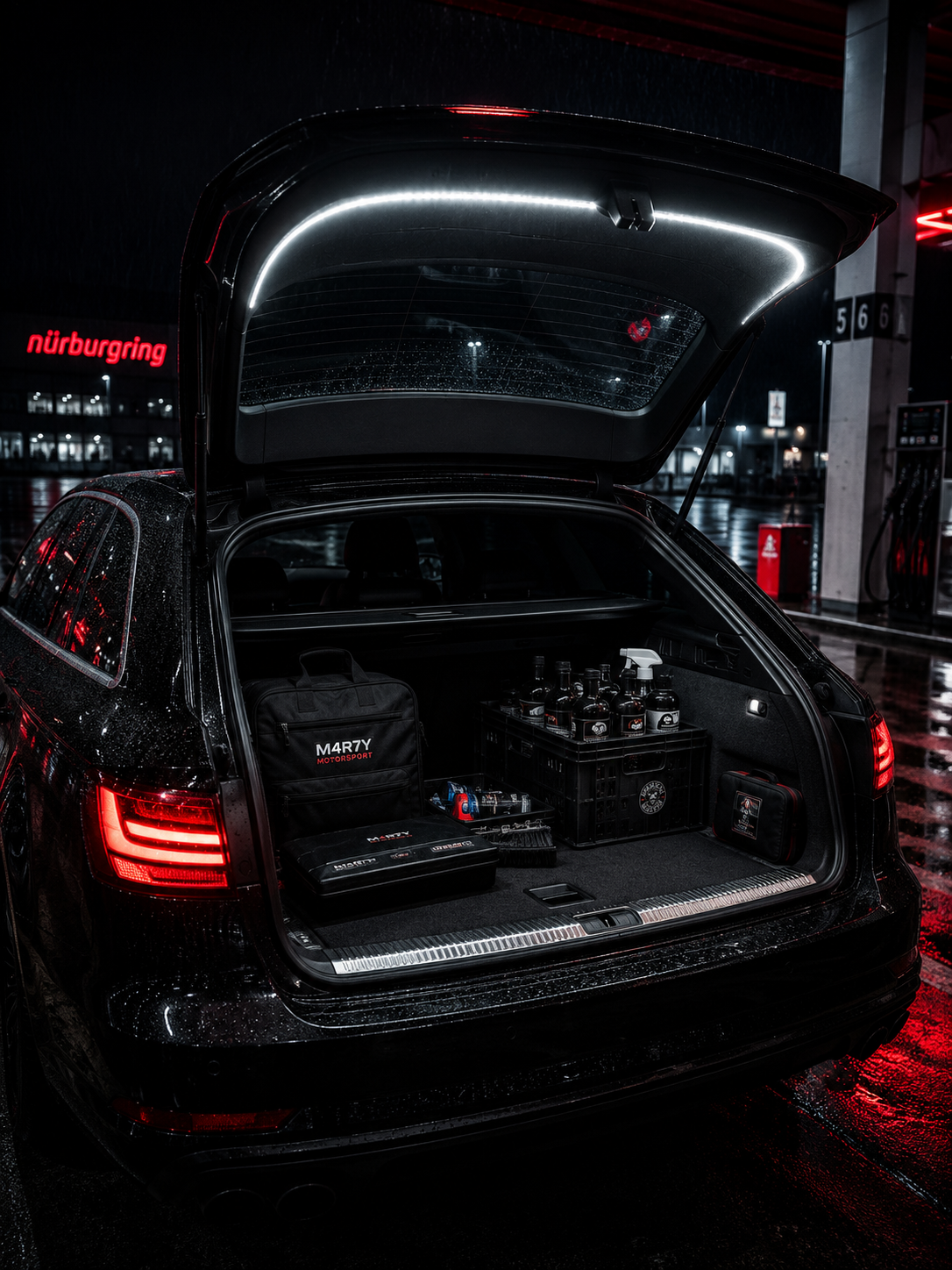Car Trunk LED Ambient Light Strip / Tailgate Cargo Lighting