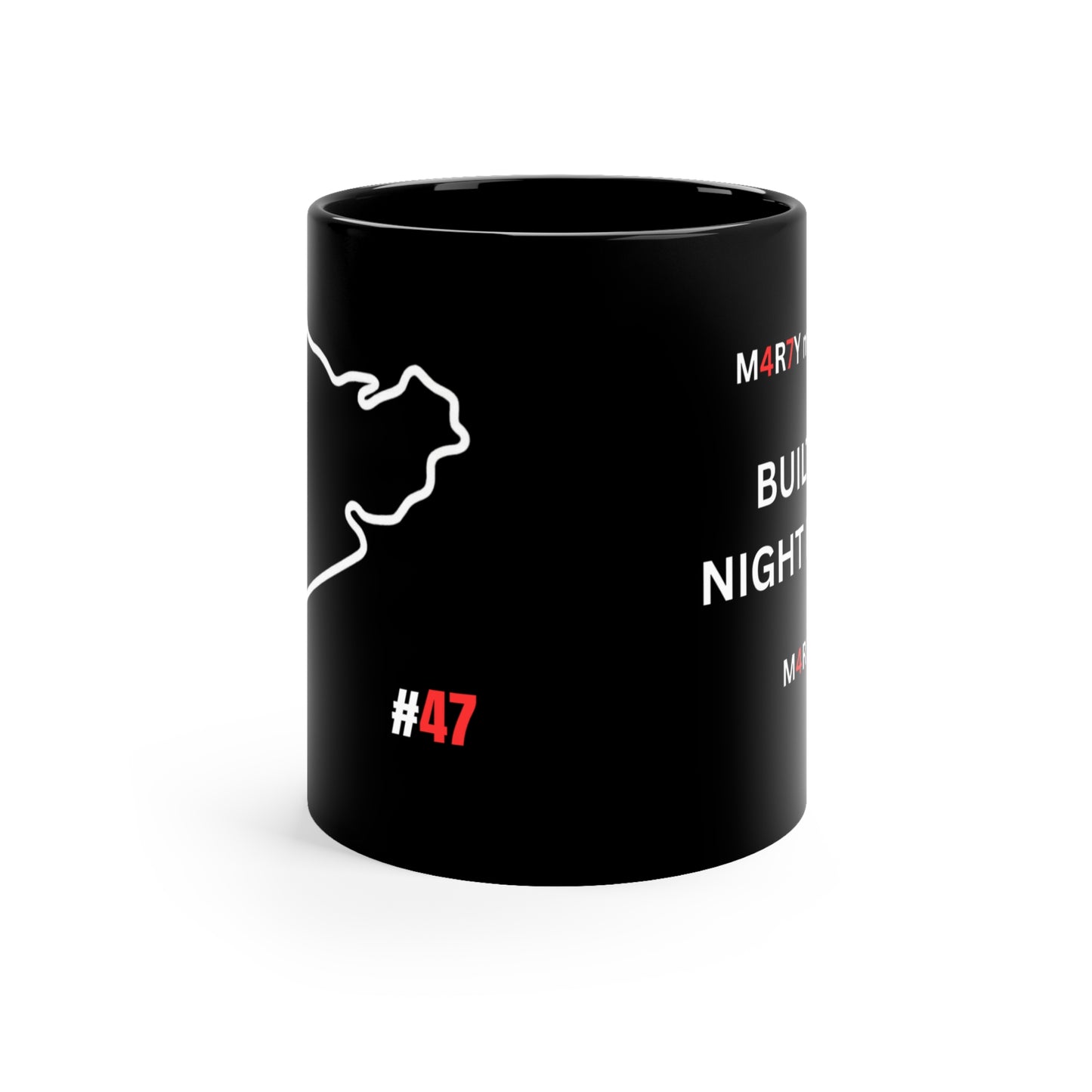 11oz Nürburgring Built For Night Drivers #47 Mug