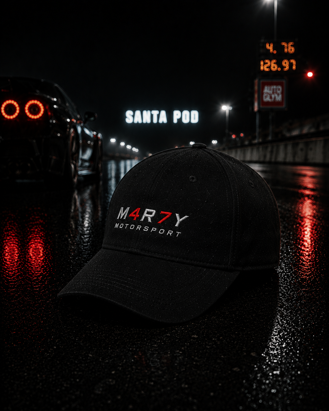 M4R7Y Snapback Cap – Black
