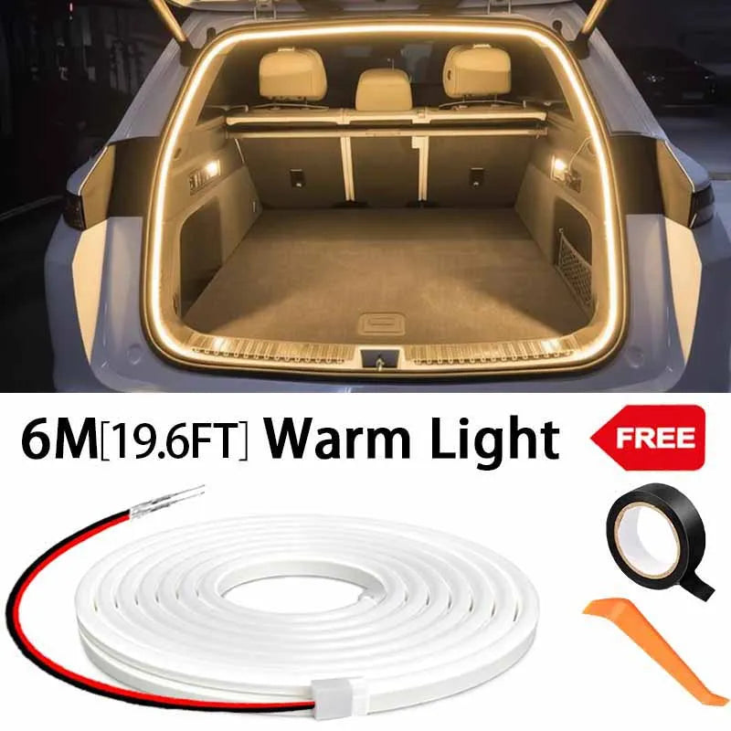 Car Trunk LED Ambient Light Strip / Tailgate Cargo Lighting