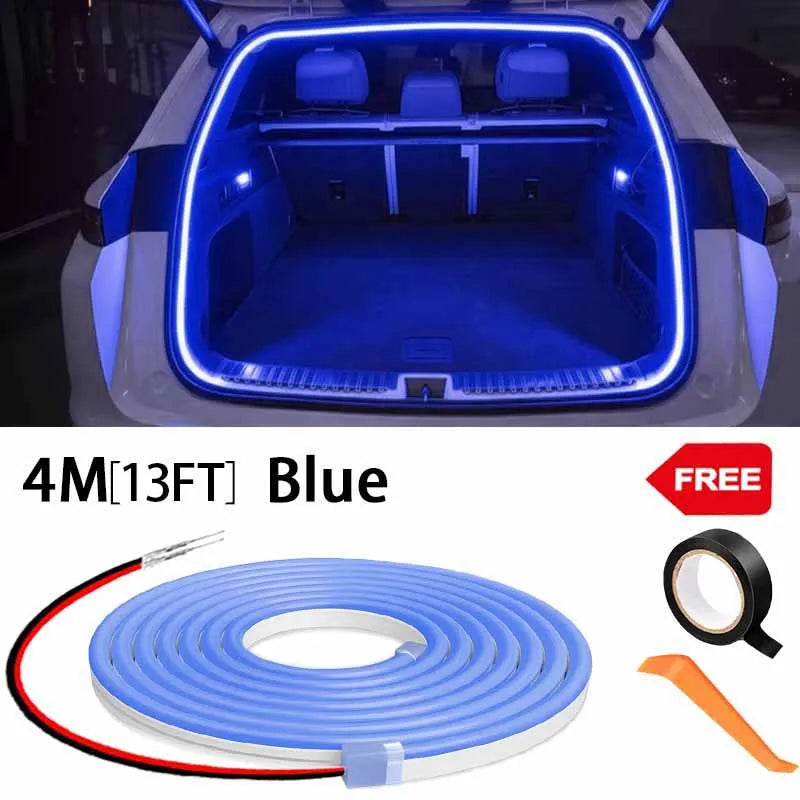 Car Trunk LED Ambient Light Strip / Tailgate Cargo Lighting
