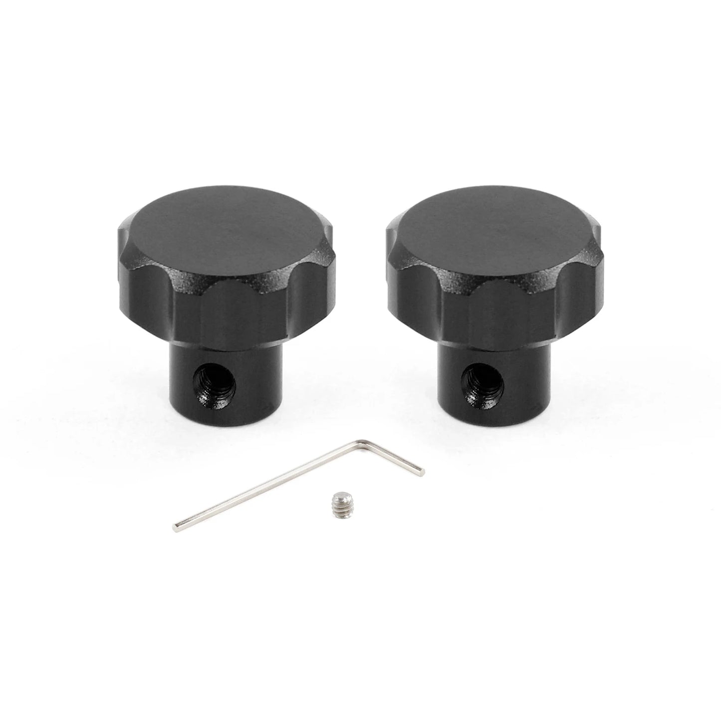 Aluminium Sim Wheel Rotary Knobs for Sim Racing Button Boxes (24mm / 6.1mm Hole)