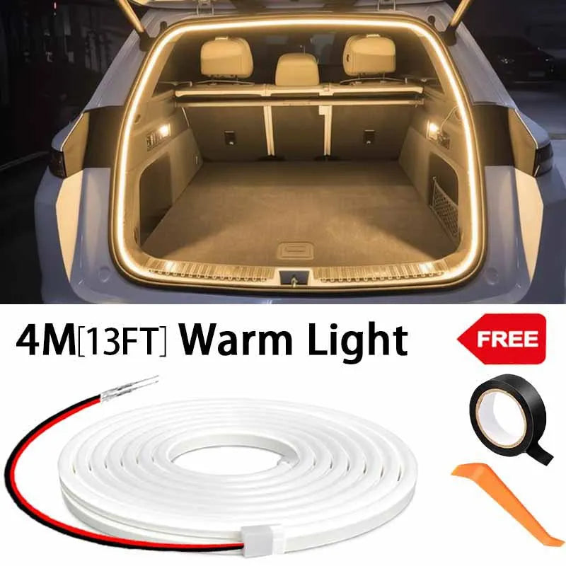 Car Trunk LED Ambient Light Strip / Tailgate Cargo Lighting