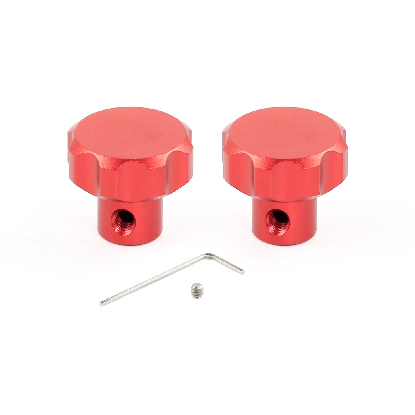 Aluminium Sim Wheel Rotary Knobs for Sim Racing Button Boxes (24mm / 6.1mm Hole)