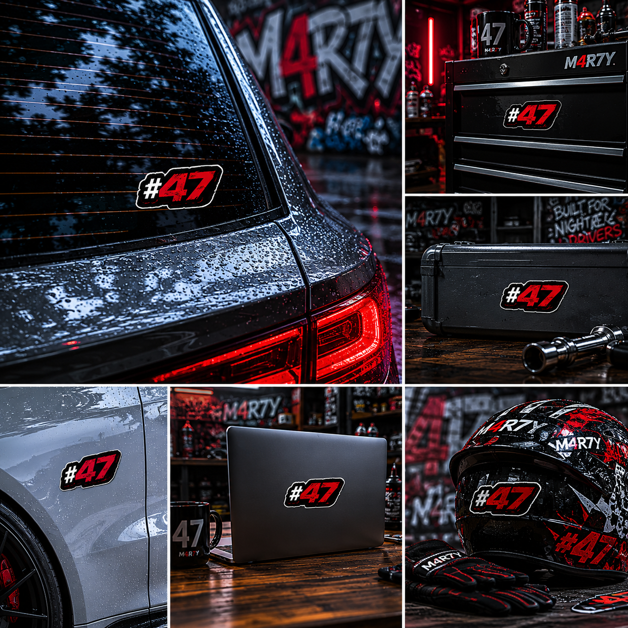 M4R7Y Motorsport Vinyl Sticker #47