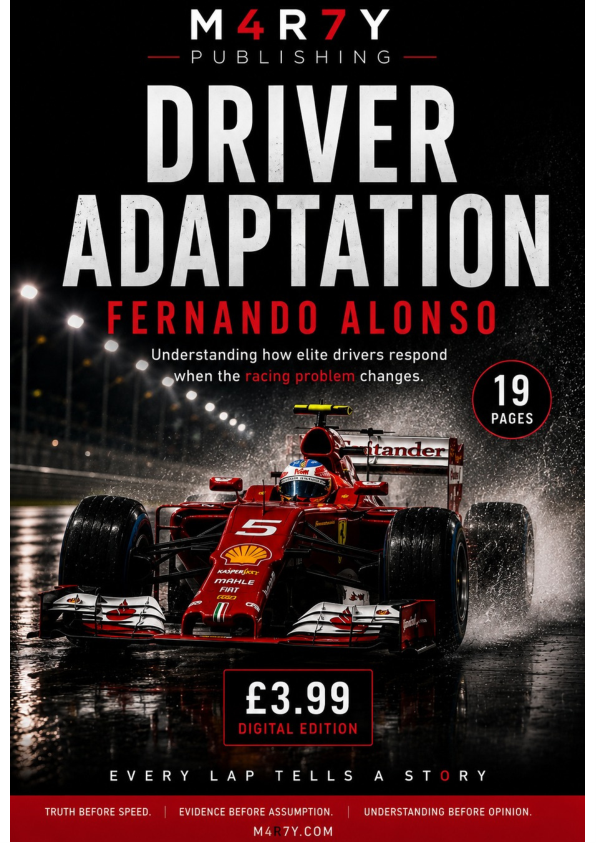 Driver Adaptation — Fernando Alonso, M4R7Y Publishing